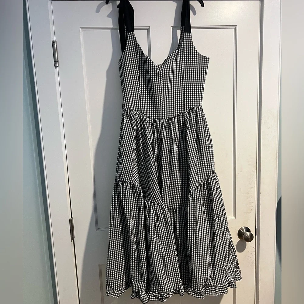 Of her own kind - THE MIRABELLE DRESS in black gingham NWT - xl - Picture 10 of 16